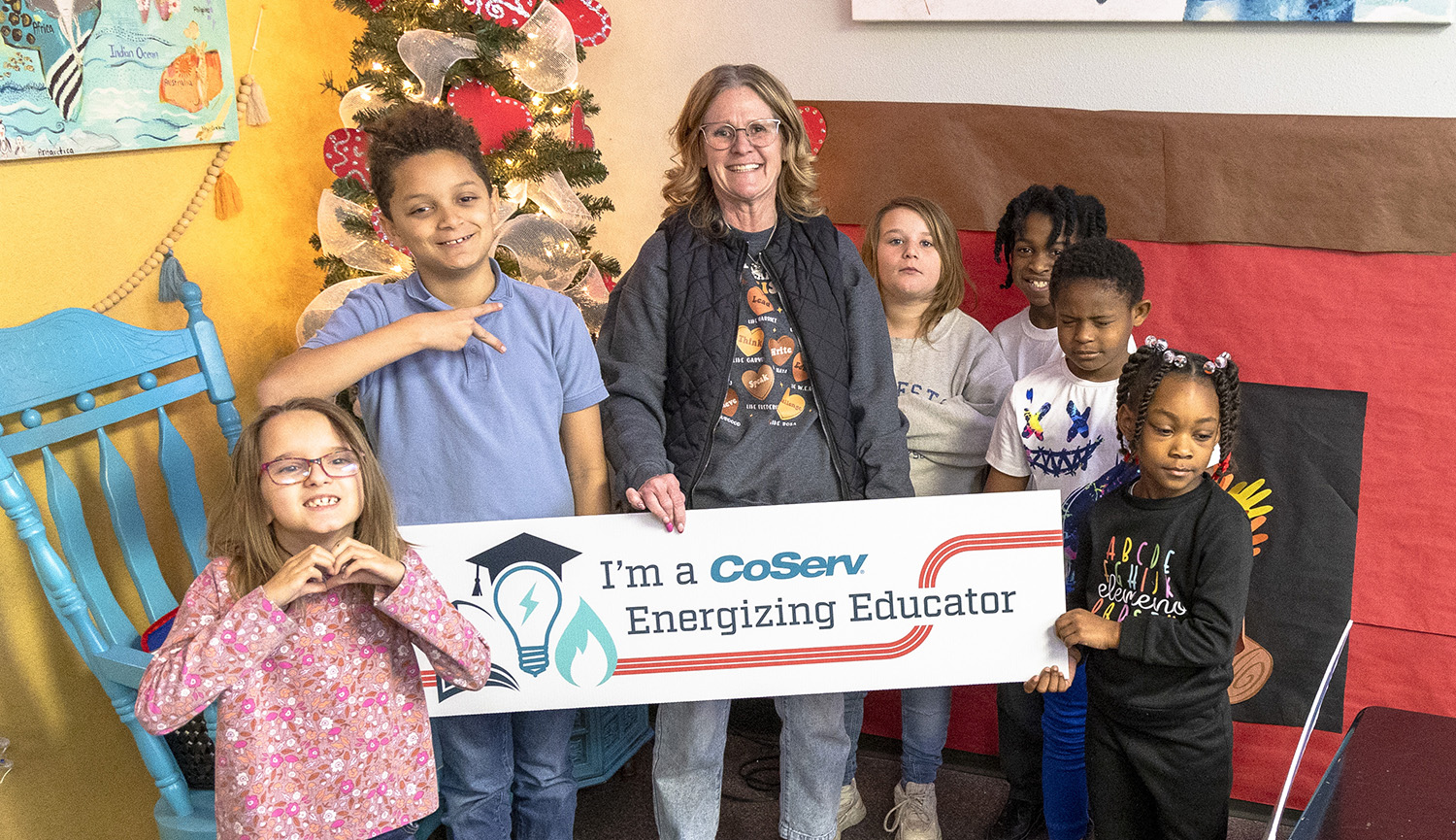 Energizing Educator for Spring 2025, Tanya Crisp of Monaco Elementary School in Aubrey ISD. Ms Crisp is a Special Education Teacher.