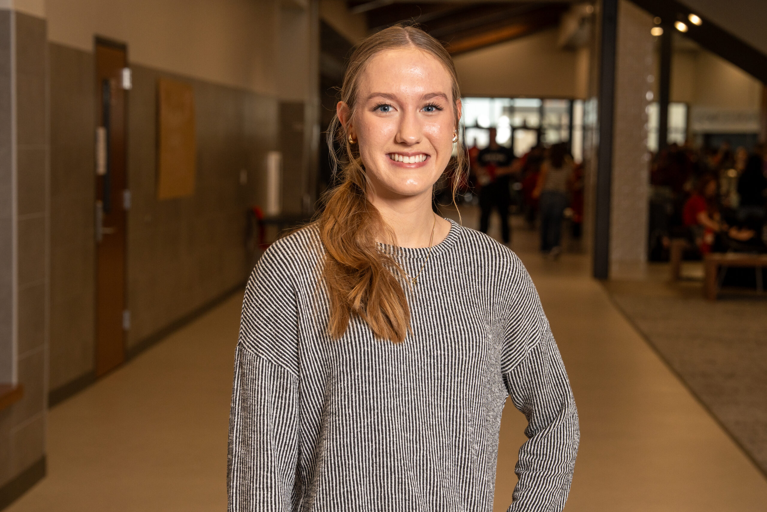 CoServ awards Ponder High School Senior Rylie Rivers with a ,000 Scholarship.